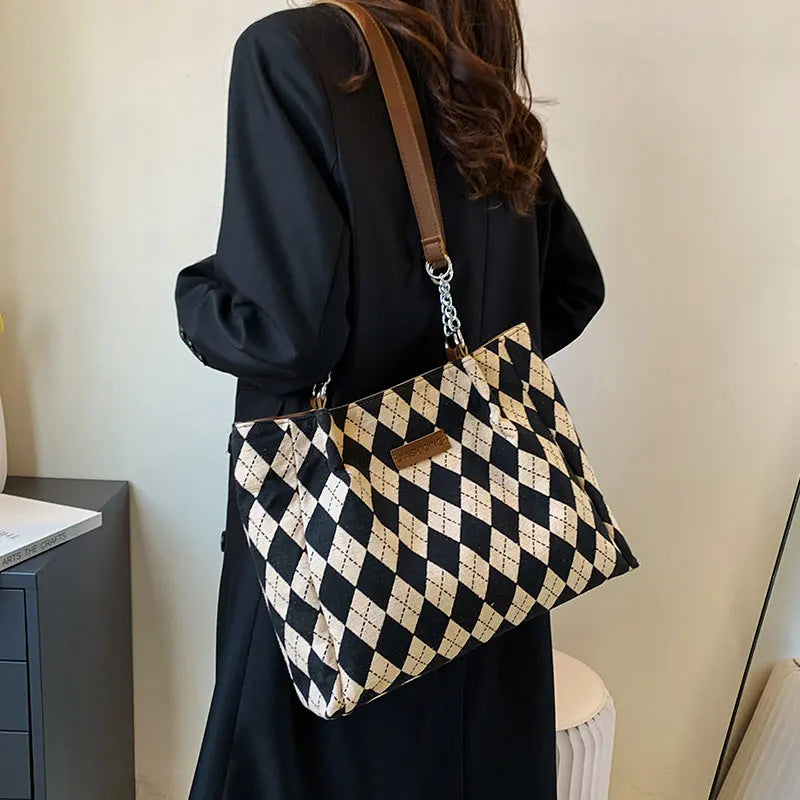 Large Capacity Ladies Bag Handbag Soft Leather Shoulder Handbag