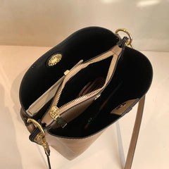 Women Large Capacity Tote Bag Soft Leather Shoulder Bag