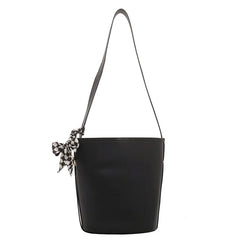 Large Capacity Bucket Bag Nubuck Leather Women's Crossbody Bag Handbag