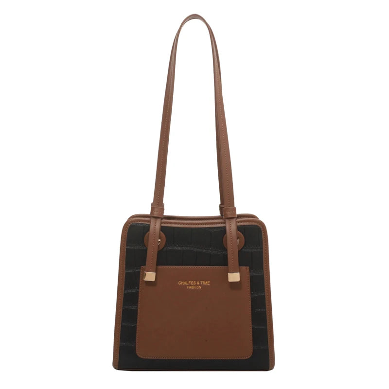 Solid Leather Women Handbags Shoulder Bags Messenger Bags Casual Tote Bags