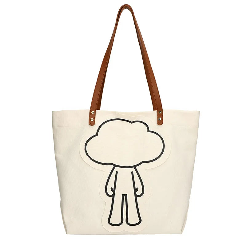 Summer Casual Handbag Shoulder Women's Bag Solid Travel Tote