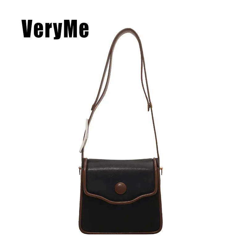 Shoulder Strap Square Bag Messenger Bag Retro One-Shoulder Bag