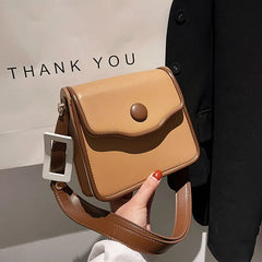 Shoulder Strap Square Bag Messenger Bag Retro One-Shoulder Bag