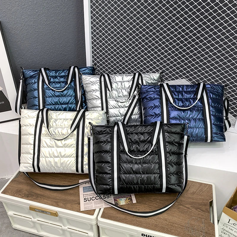 Multifunctional Space Cotton Suit Bag Casual Shoulder Bag