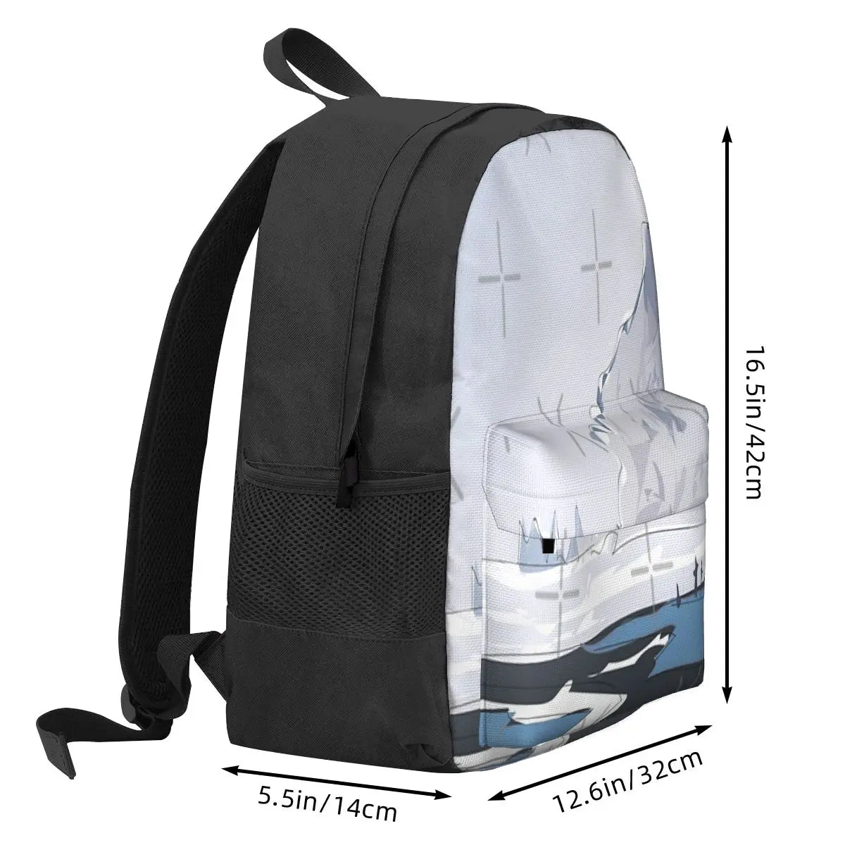 Vik Reynisfjara Sand Beach Backpacks Men Women Rucksack With Zipper