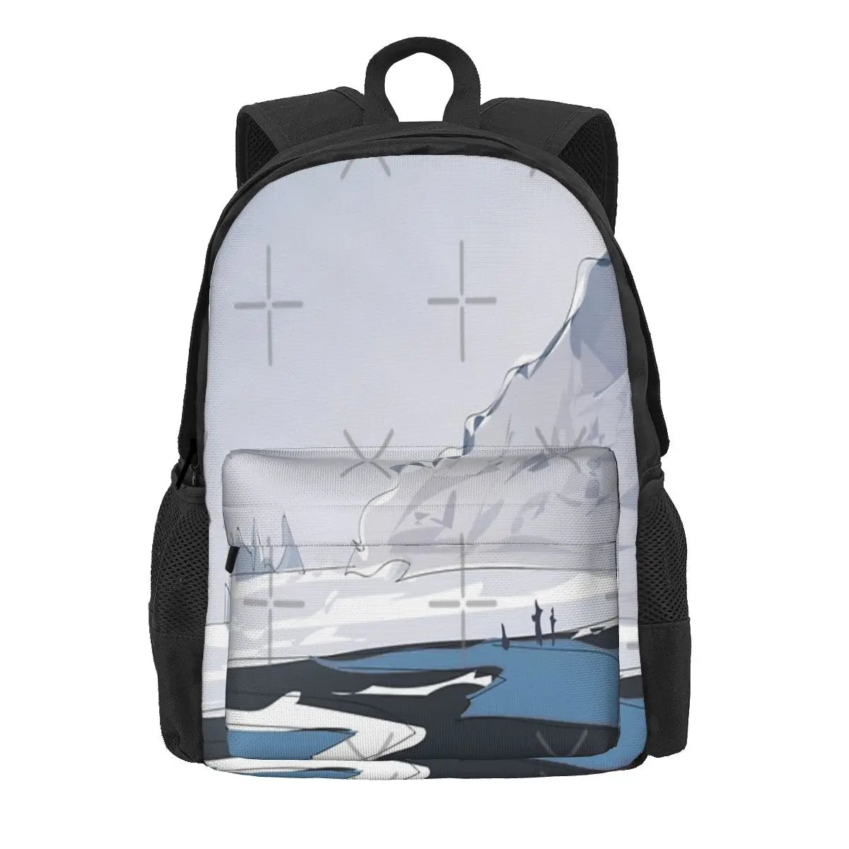 Vik Reynisfjara Sand Beach Backpacks Men Women Rucksack With Zipper