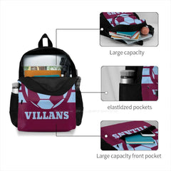 Villans Vintage Retro Satchel Schoolbag Backpack