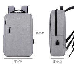 Vintage USB Charging Backpack Large Capacity School Bag