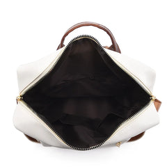 Vintage Leather Backpack Female Large Capacity Travel Bag