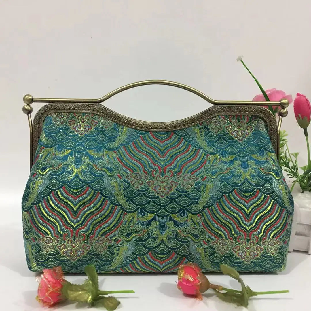 Vintage Bag Lock Bags Women Shoulder Crossbody Bag