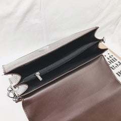 Vintage Pu Leather Messenger Bag for Women Handbags