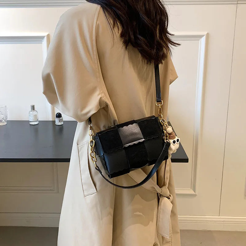 Vintage Shoulder Bag Daily Female Crossbody Shopping Pack Phone Bag