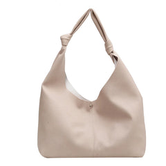 Vintage Big Leather Bucket Side Bags for Women