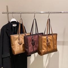 Vintage Leather Satchel Bags for Women Winter Trending Handbags