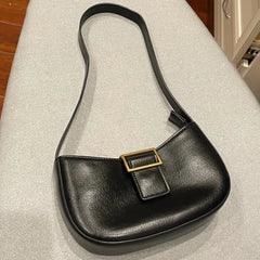 Vintage Metal Buckle Mini Bag Women Summer Underarm Packs Classic Handbag
