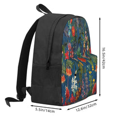 Vintage Springflower Meadow Backpacks Men Women Youth Bags