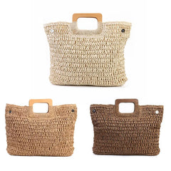 Bohemian Straw Bag for Women - Summer Large Capacity Beach Handbags