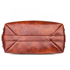 Vintage Bucket Shoulder Bags Chain Crossbody Bags for Women Rivet Handbags