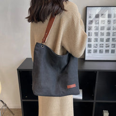 Vintage Canvas Shoulder Bag for Women School Handbag