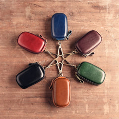 Vintage Car Key Wallets Unisex Leather Keys Organizer Keychain Holder