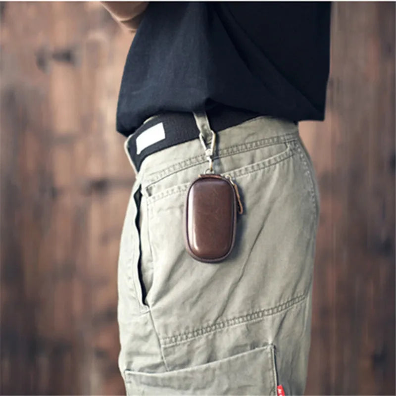 Vintage Car Key Wallets Unisex Leather Keys Organizer Keychain Holder