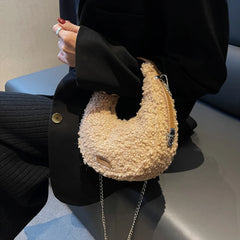 Vintage Cashmere Hobos Shoulder Crossbody Bags Women Handbags