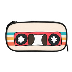 Vintage Anime Cassette Tape Zipper Pen Bag Student Stationery Gift