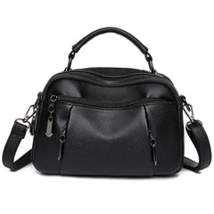 Vintage Leather Shoulder Bag Womens Tote Messenger