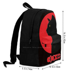 Vintage Catzilla Sunset Style Laptop Bagpack