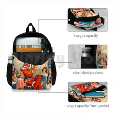 Vintage Circus Poster Outdoor Hiking Backpack Waterproof