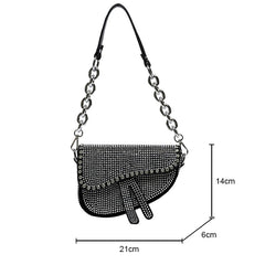 Vintage Style Leather Crossbody Bag