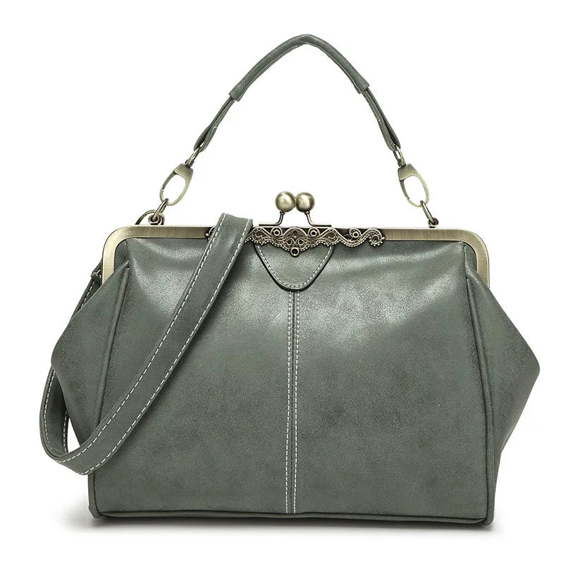 Vintage Crossbody Bags For Women Travel Handbag Shoulder Bag Ladies PU Leather