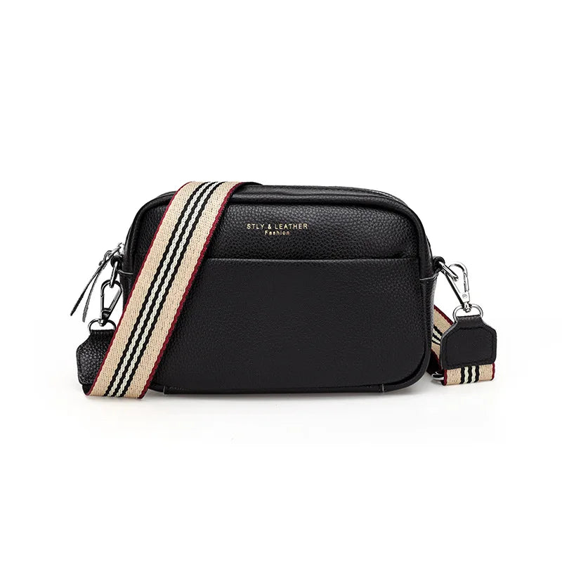 Vintage Cowhide Crossbody Phone Shoulder Bag for Women