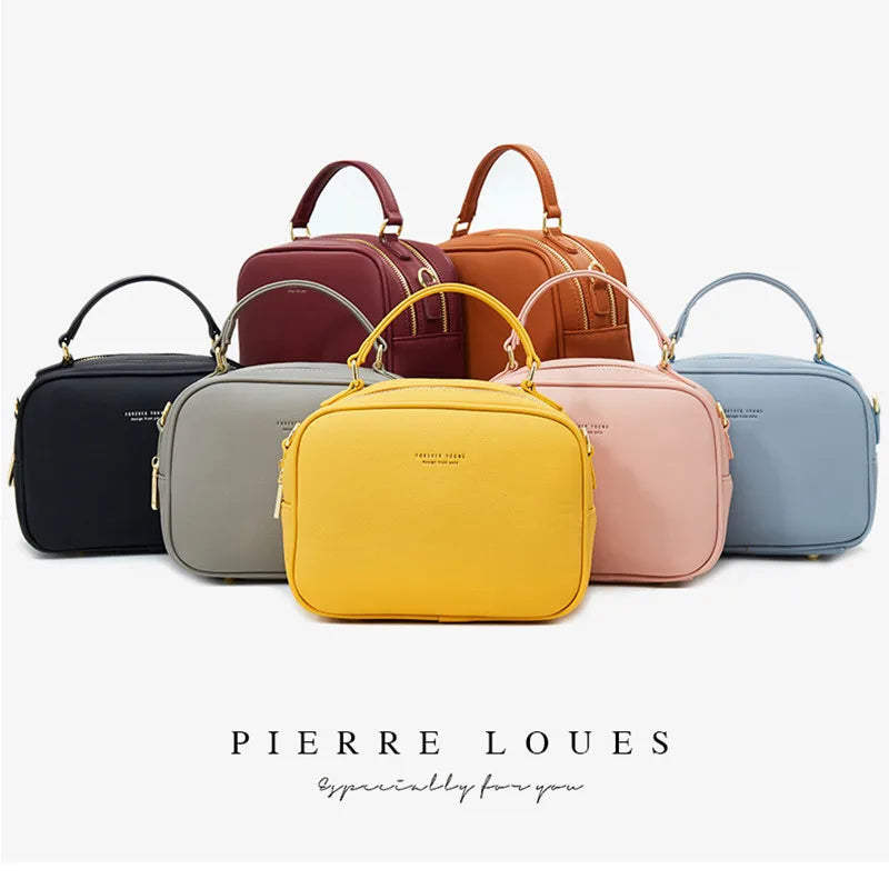 Vintage PU Leather Phone Shoulder Bag Messenger Bag