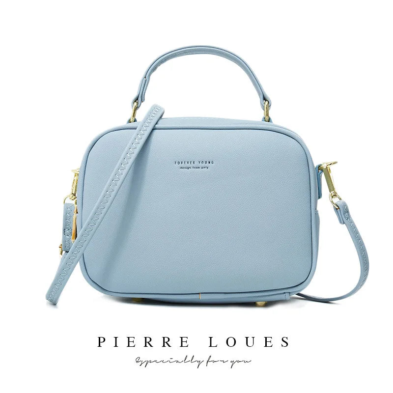 Vintage Crossbody PU Leather Cell Phone Shoulder Bag Messenger Bags for Women