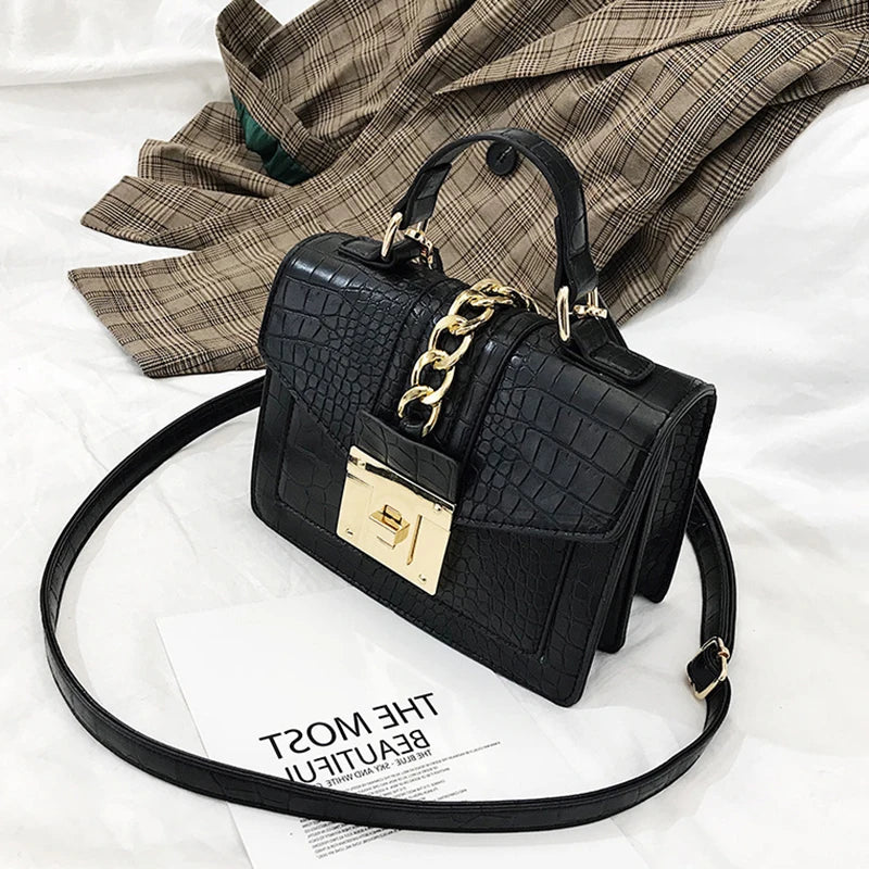 Vintage Small Leather Crossbody Shoulder Bag Women Retro Pu Handbag