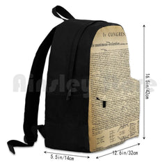 Vintage Waterproof Hiking Backpack for Camping Travel