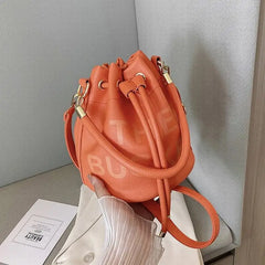 Vintage Bucke Handbag and Purse for Women Shoulder Crossbody Bags Letter Ladies