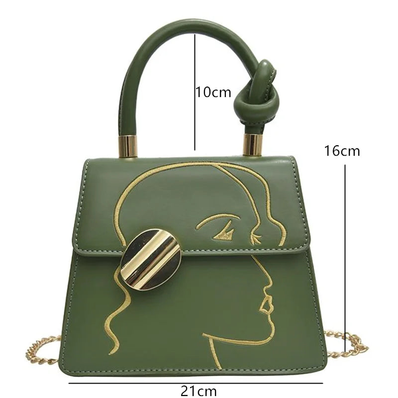 Vintage Embroidery Handbags Women Crossbody Bags Totes Ladies Shoulder Messenger