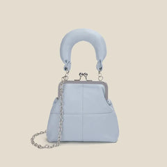 Vintage PU Leather Chain Women Shoulder Crossbody Messenger Bag Shell Lock