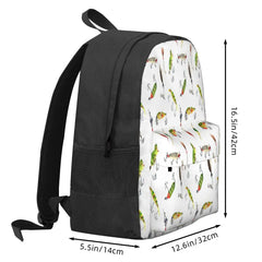 Vintage Fishing Lures Backpacks Men's Backpacks Bags Anime