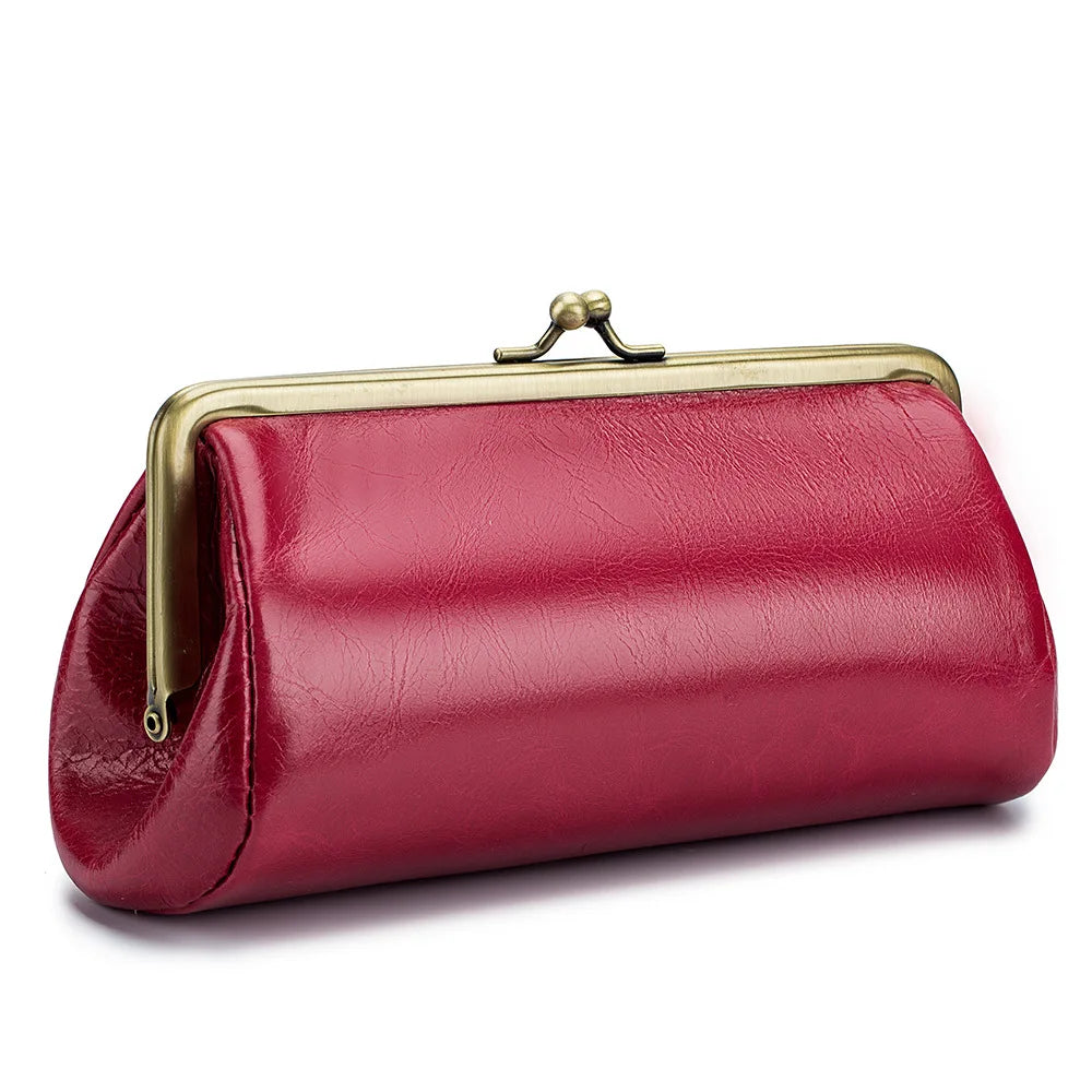 Vintage Cow Leather Handbag for Women European Hobos