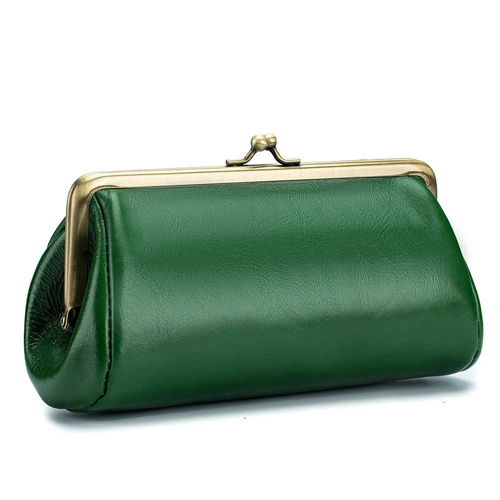 Vintage Cow Leather Handbag for Women European Hobos