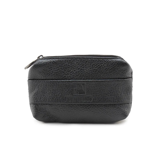 Vintage Leather Key Wallet Zipper Key Case Bag Men Women Key Organizer
