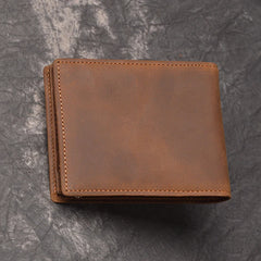 Retro Leather Men's Wallet Crazy Horse Vintage Style