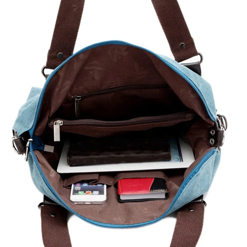 Vintage Graffiti Women Bag Canvas Handbag Female Famous Shoulder Bag Ladies Tote