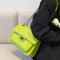 Vintage Small Square Handbag for Women