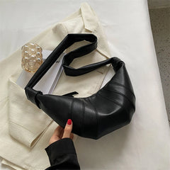 Vintage Leather Shoulder Bag Women's Crossbody Hobo Bag