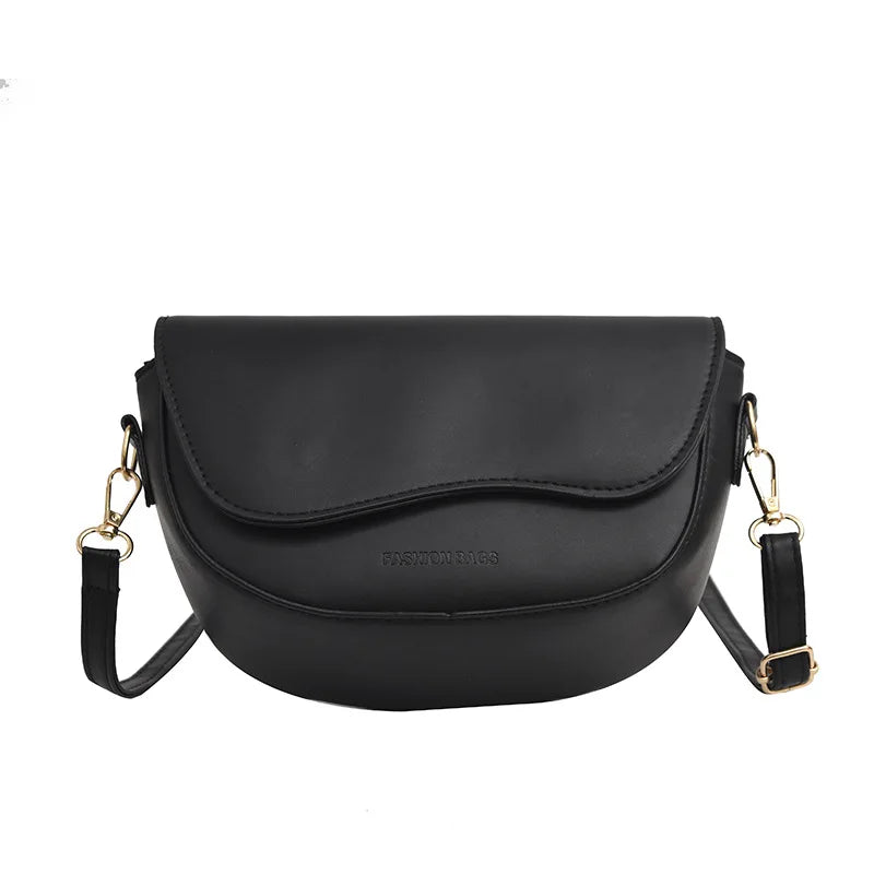 Vintage Women's Saddle Shoulder Bag Crossbody Handbag Purse