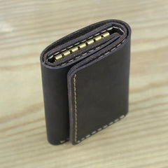 Vintage Leather Key Holder Men Key Wallet Keychain Women Key Case Bag